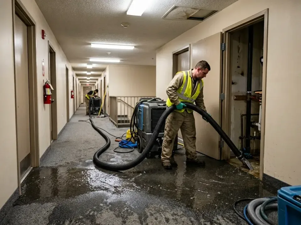 multi-unit-apartment-hallway-f-005 — frequently asked questions, Emergency Burst Pipe Water Extraction & Removal in Villa Pa…